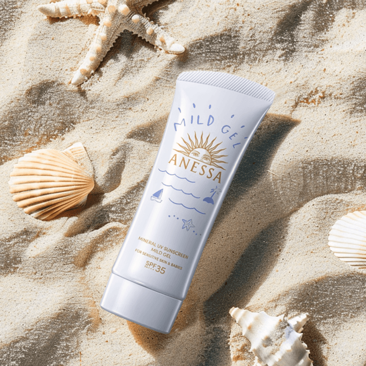 Shiseido Anessa - Mineral UV Sunscreen mild gel SPF35 PA+++ - 90g