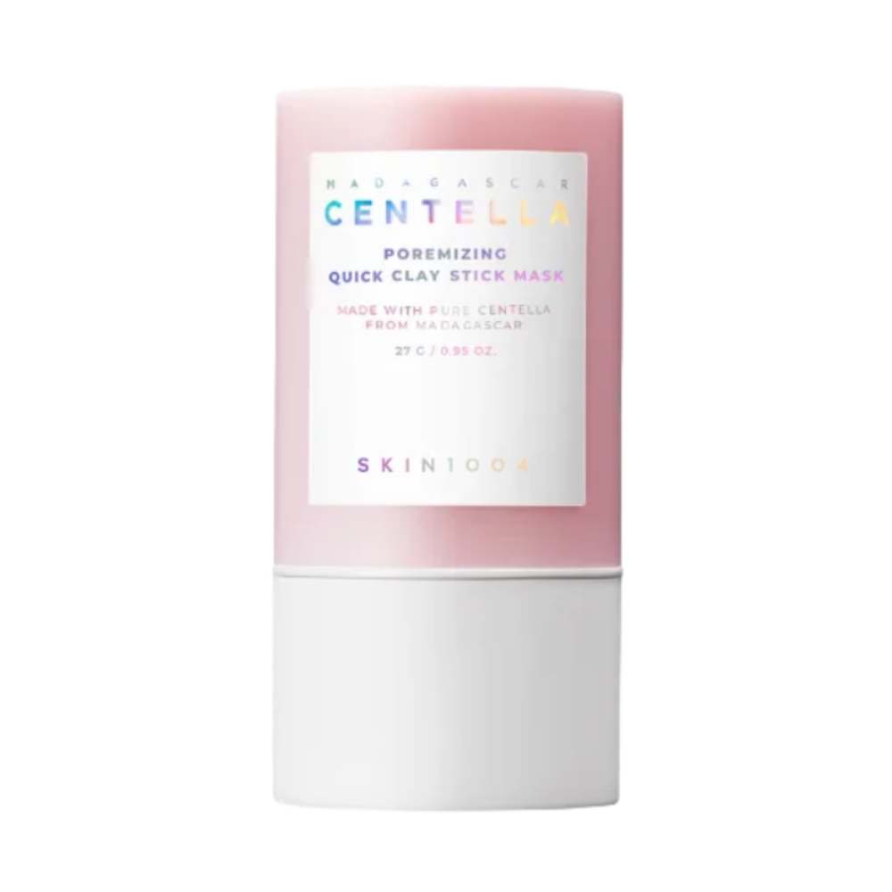 SKIN1004 Madagascar Centella Poremizing Quick Clay Stick Mask - 27g – weiß-rosa Stick mit mattem Finish