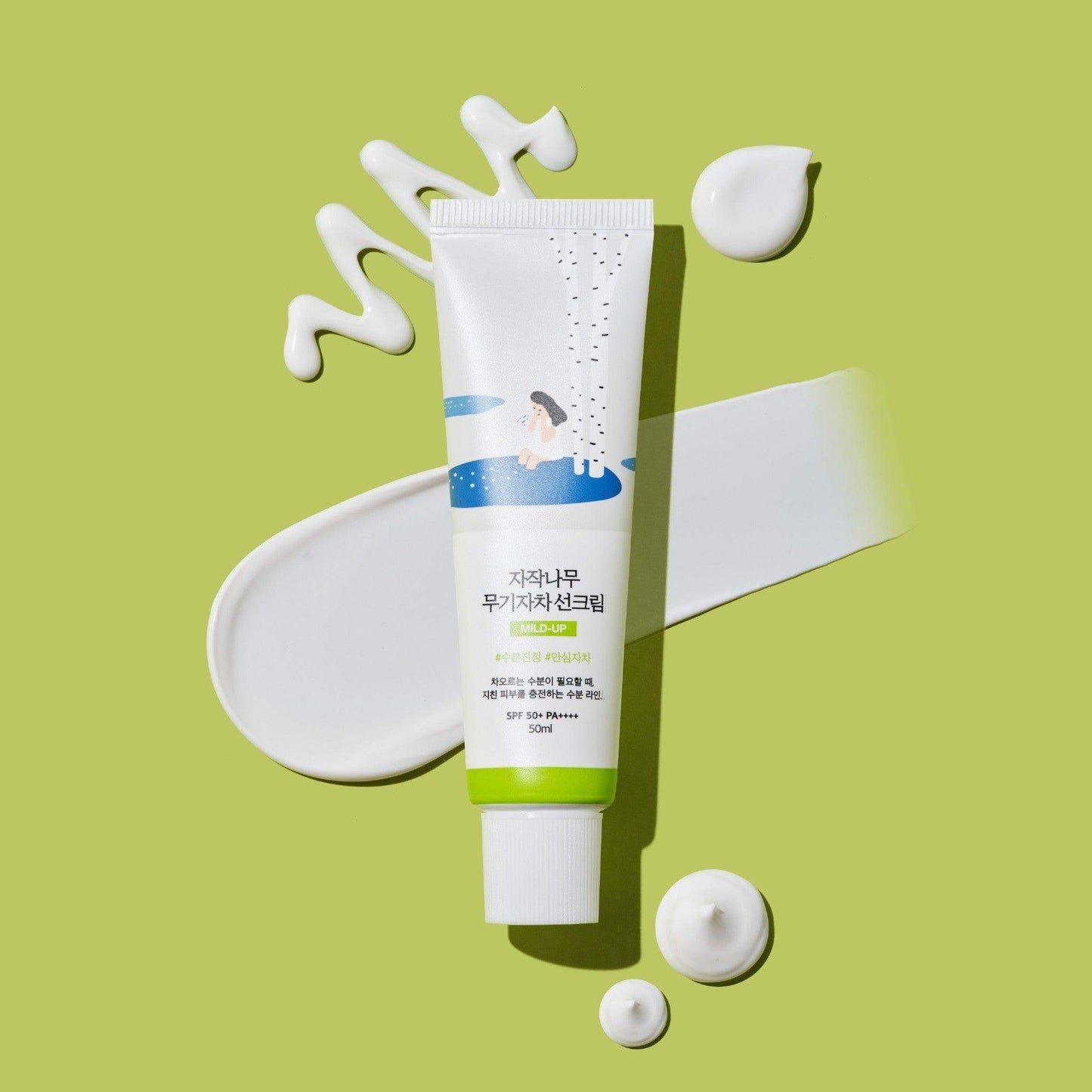 Round Lab - Birch Juice Moisturizing Mild Up Sunscreen SPF50+ PA++++ - 50ml