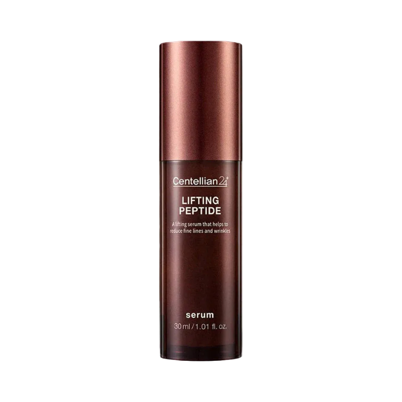 Centellian24 Lifting peptide Serum 30ml – weinrote Flasche mit weißem Etikett und weißem Pumpspender