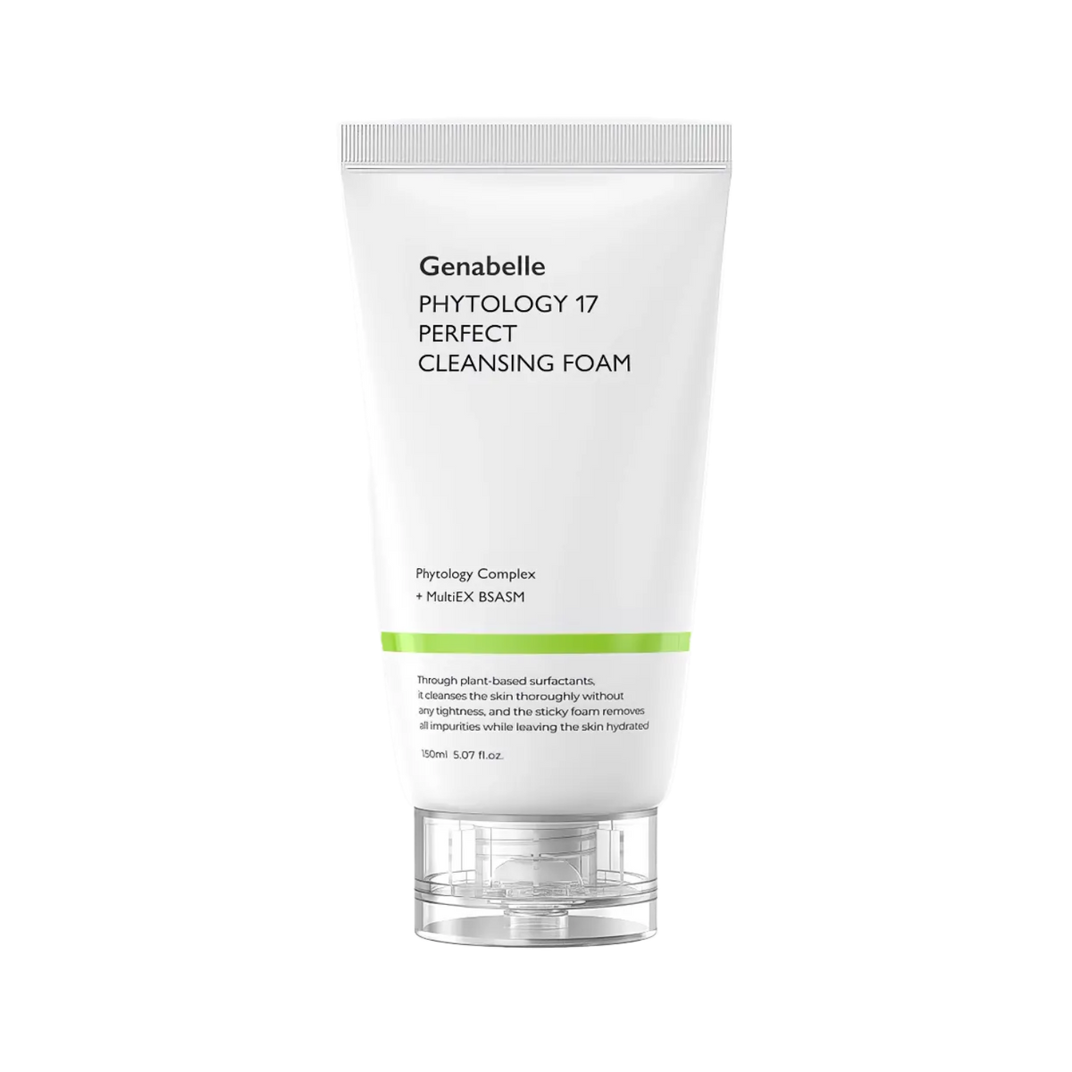 Genabelle Phytology 17 Perfect Cleansing Foam 150ml – weiße Tube mit grünen und schwarzen Akzenten