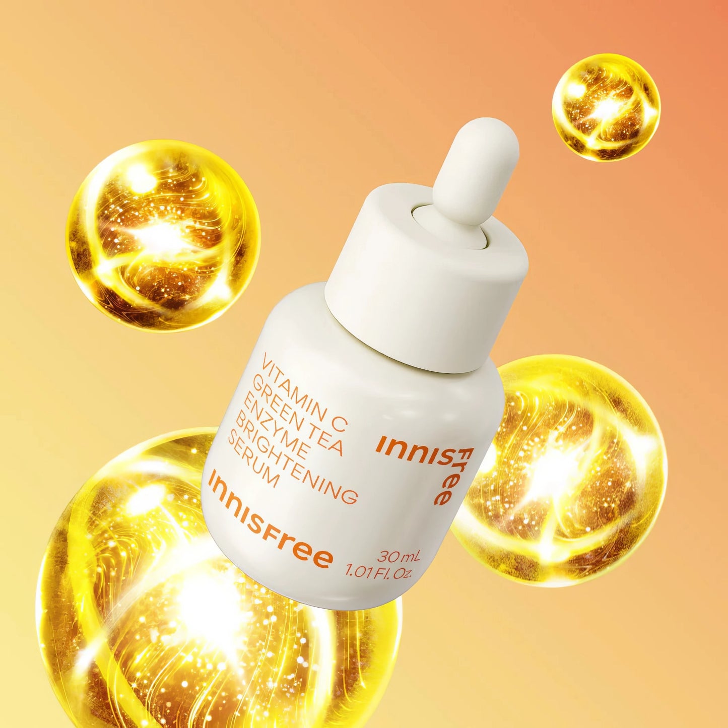 Innisfree - Green Tea Enzyme Vitamin C Brightening Serum - 30ml-Wonder Skin