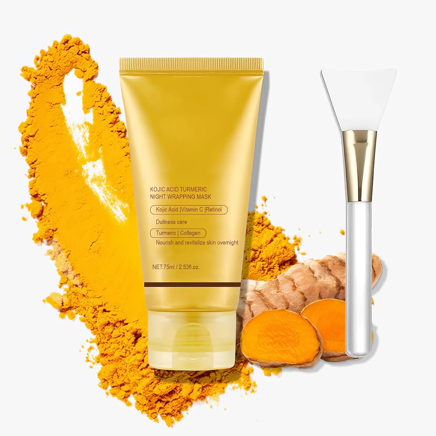 Medicube - Kojic Acid Turmeric Night Wrapping Mask - 75ml-Wonder Skin