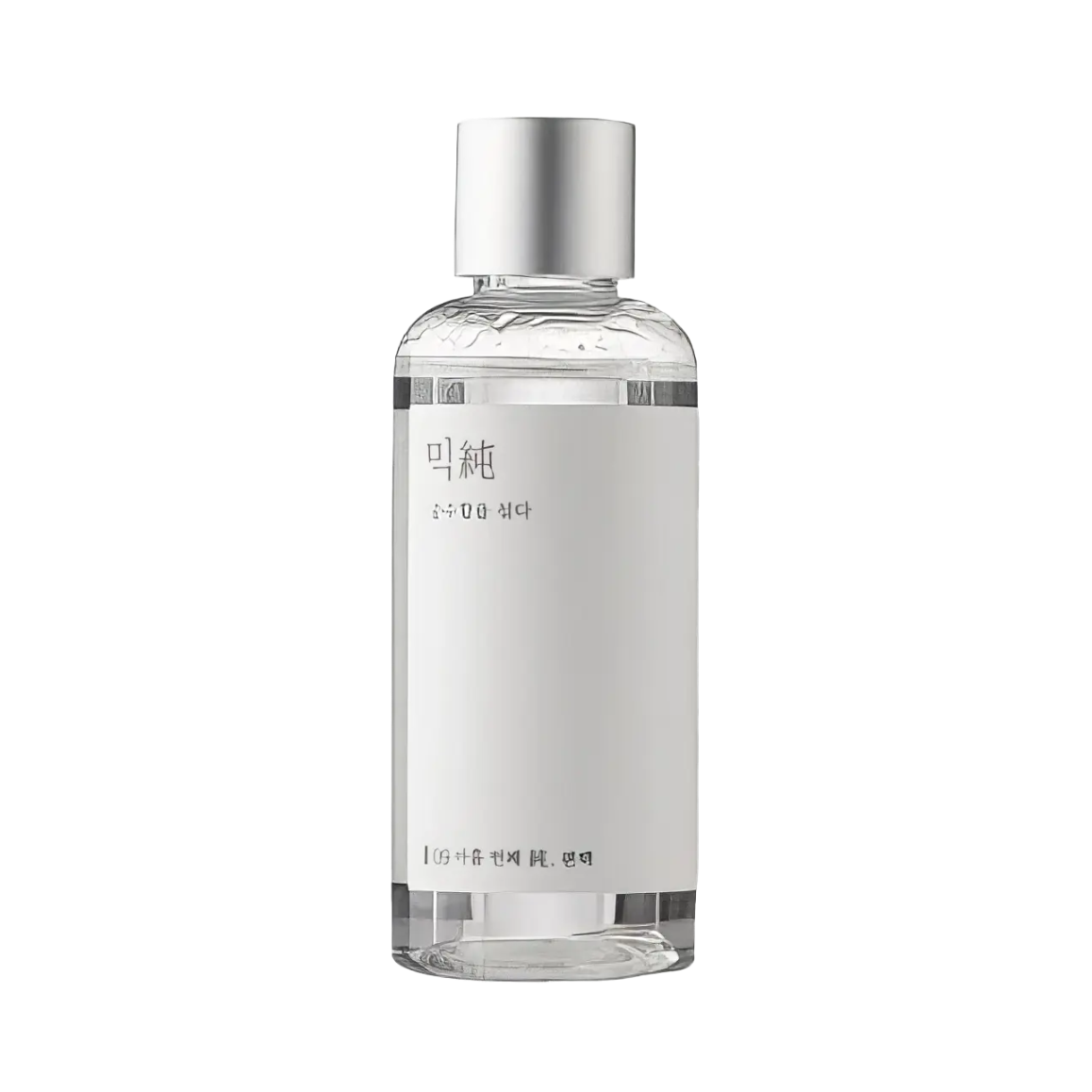 Mixsoon Hinoki Essence 100ml – klare Glasflasche mit Metallkappe und weißem Etikett vor schwarzem Hintergrund