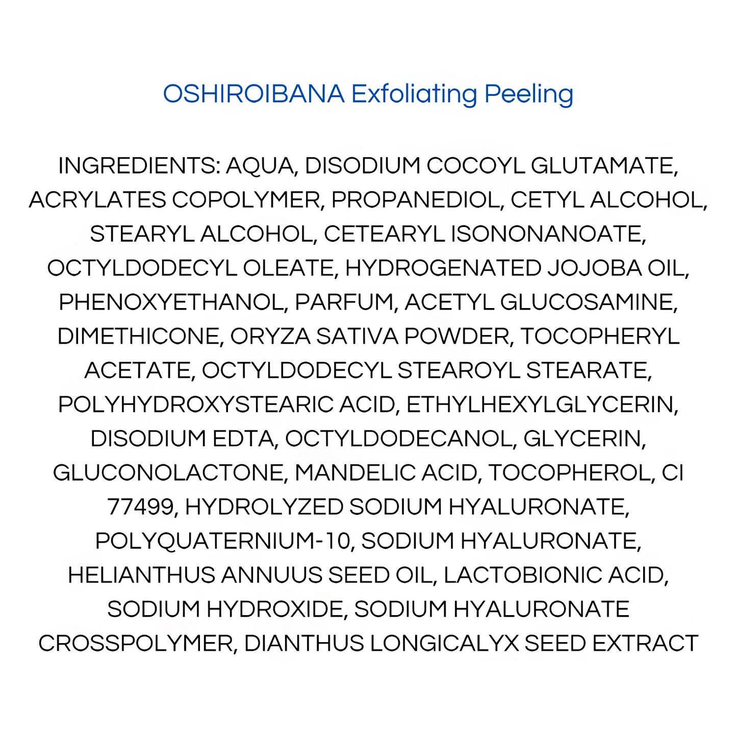 Onshindo Osaka - Oshiroibana - face scrub (all skin types) - 75ml-Wonder Skin