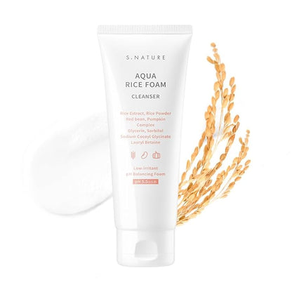 S.Nature - Aqua Rice Foam Cleanser - 80ml