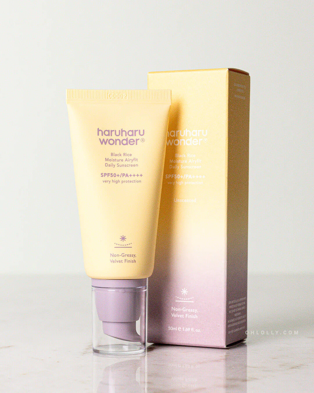 Haruharu Wonder - Black Rice Moisture Airyfit Daily Sunscreen SPF50+/PA++++ - 50ml