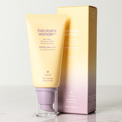 Haruharu Wonder - Black Rice Moisture Airyfit Daily Sunscreen SPF50+/PA++++ - 50ml