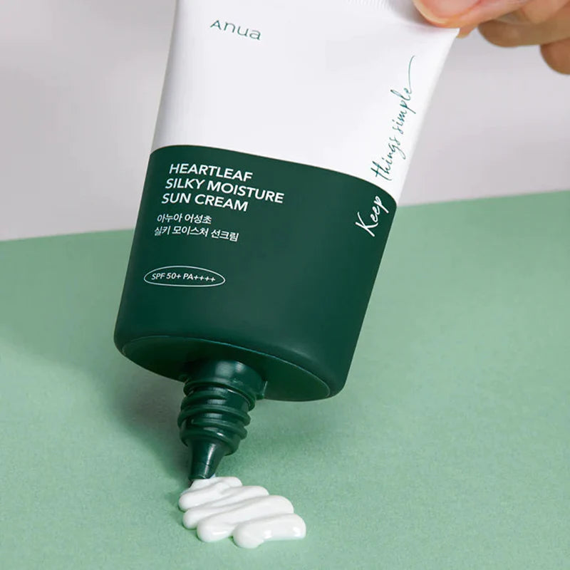 Anua Heartleaf Silky Moisture Sonnencreme | Wonder Skin