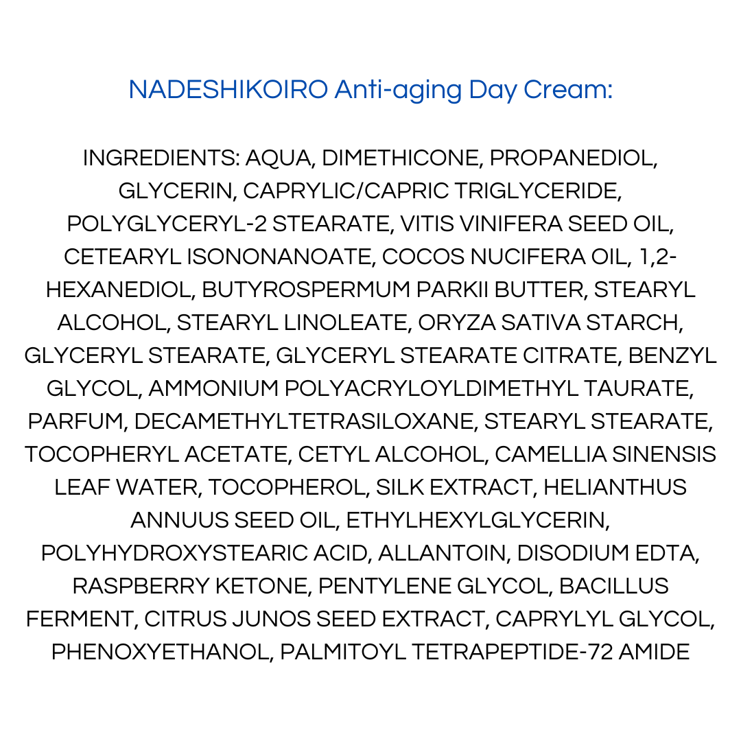 Onshindo Osaka - Nadeshikoiro – Face Day Cream (Normal-Combination Skin) - 50ml