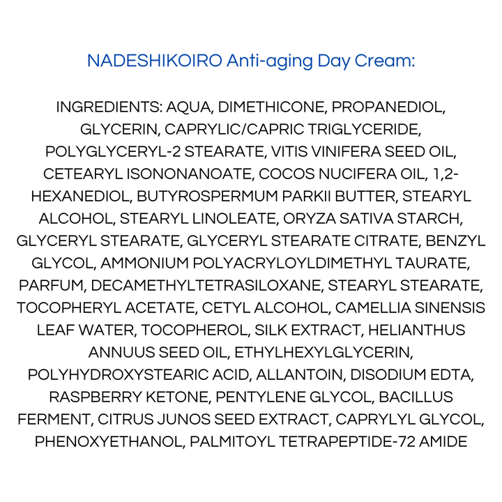 Onshindo Osaka - Nadeshikoiro – Face Day Cream (Normal-Combination Skin) - 50ml
