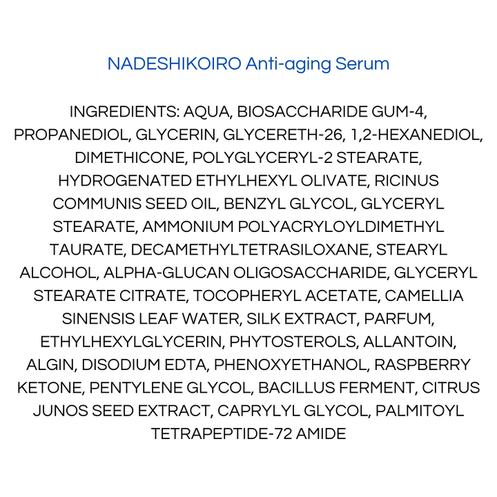 Onshindo Osaka - Nadeshikoiro - serum (all skin types) - 30ml