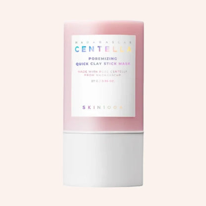 SKIN1004 Madagascar Centella Poremizing Quick Clay Stick Mask - 27g – weiß-rosa Stick mit mattem Finish