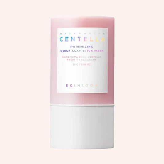 SKIN1004 Madagascar Centella Poremizing Quick Clay Stick Mask - 27g – weiß-rosa Stick mit mattem Finish