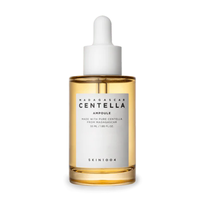 SKIN1004 Madagascar Centella Asiatica Ampoule 55ml – dunkle Pipettenflasche mit weißem Etikett