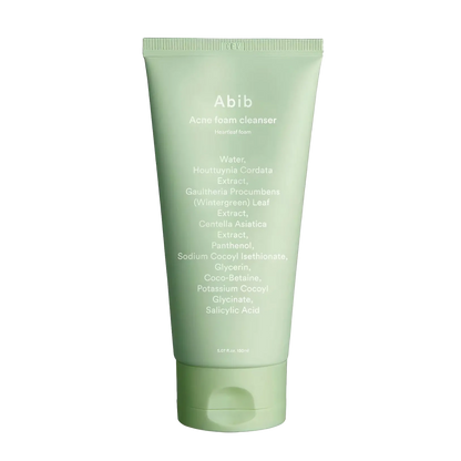 Abib - Acne Foam Cleanser Heartleaf Foam - 150ml-Wonder Skin