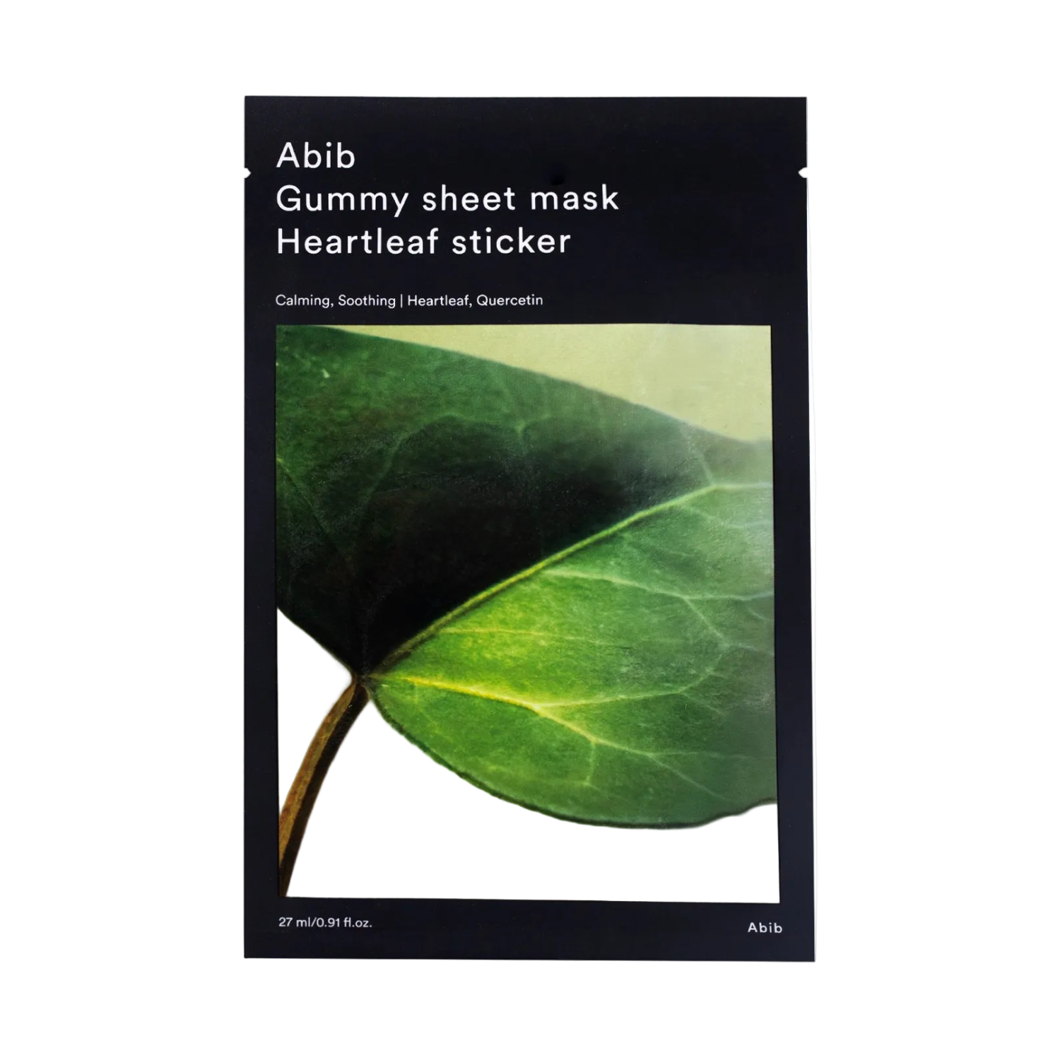 Abib Gummy Sheet Mask Heartleaf Sticker 27ml-Wonder Skin