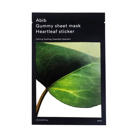 Abib Gummy Sheet Mask Heartleaf Sticker 27ml-Wonder Skin