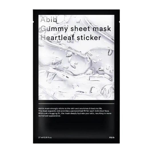 Abib - Gummy Sheet Mask Heartleaf Sticker - 27ml-Wonder Skin