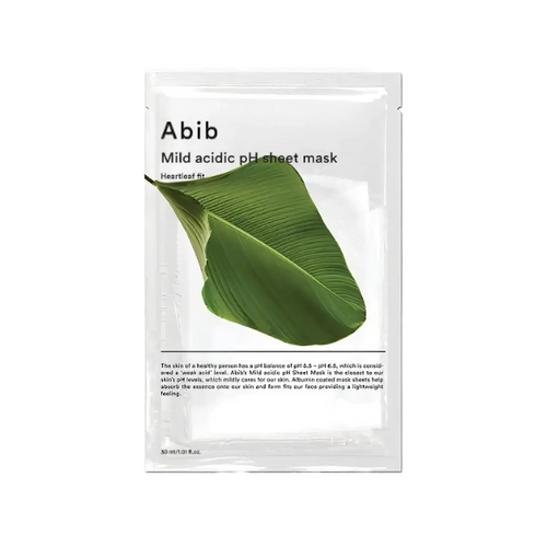 Abib - Mild Acidic pH Sheet Mask Heartleaf Fit - 30ml-Wonder Skin