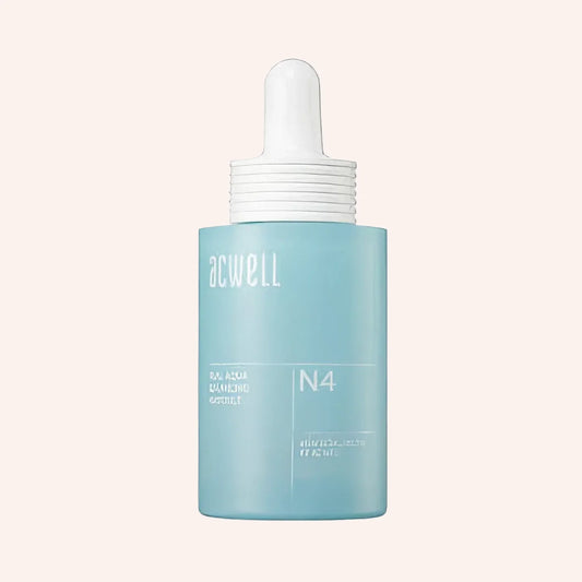 Acwell Real Aqua Balancing Ampoule 35ml – klare Pipettenflasche mit weißer Textur