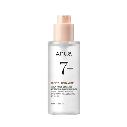 Anua - Rice 7 Ceramide Hydrating Barrier Serum - 50ml-Wonder Skin