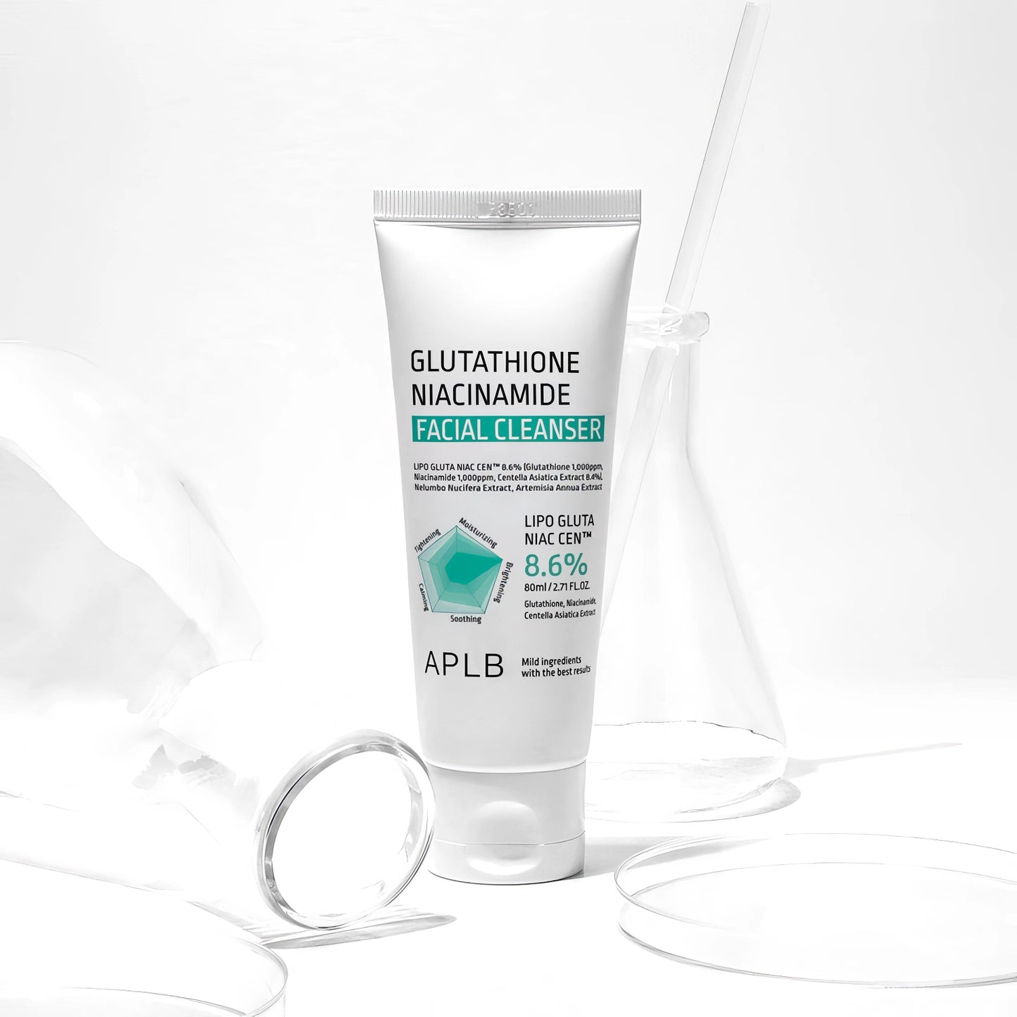 APLB - Glutathione Niacinamide Facial Cleanser - 80ml-Wonder Skin