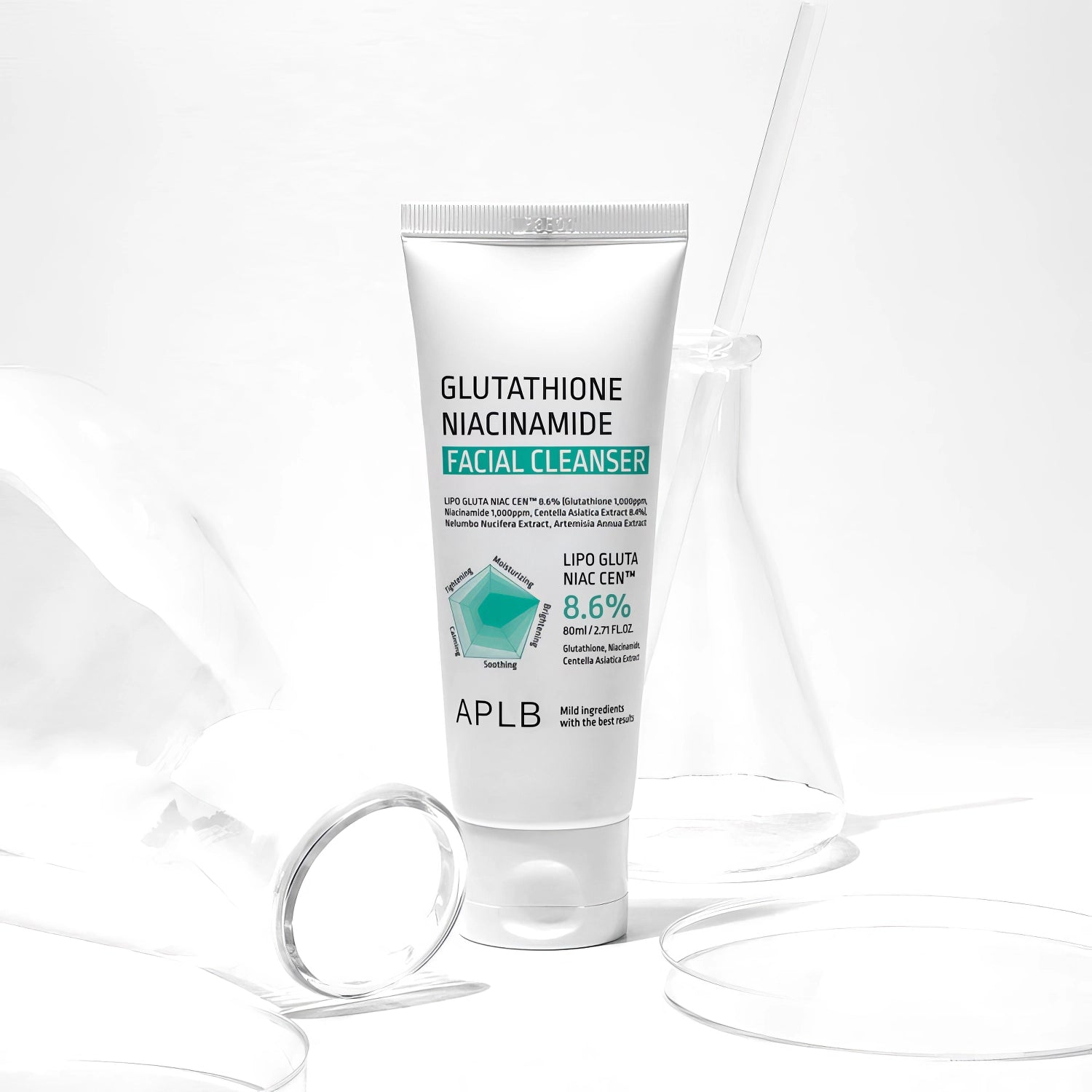 APLB - Glutathione Niacinamide Facial Cleanser - 80ml-Wonder Skin