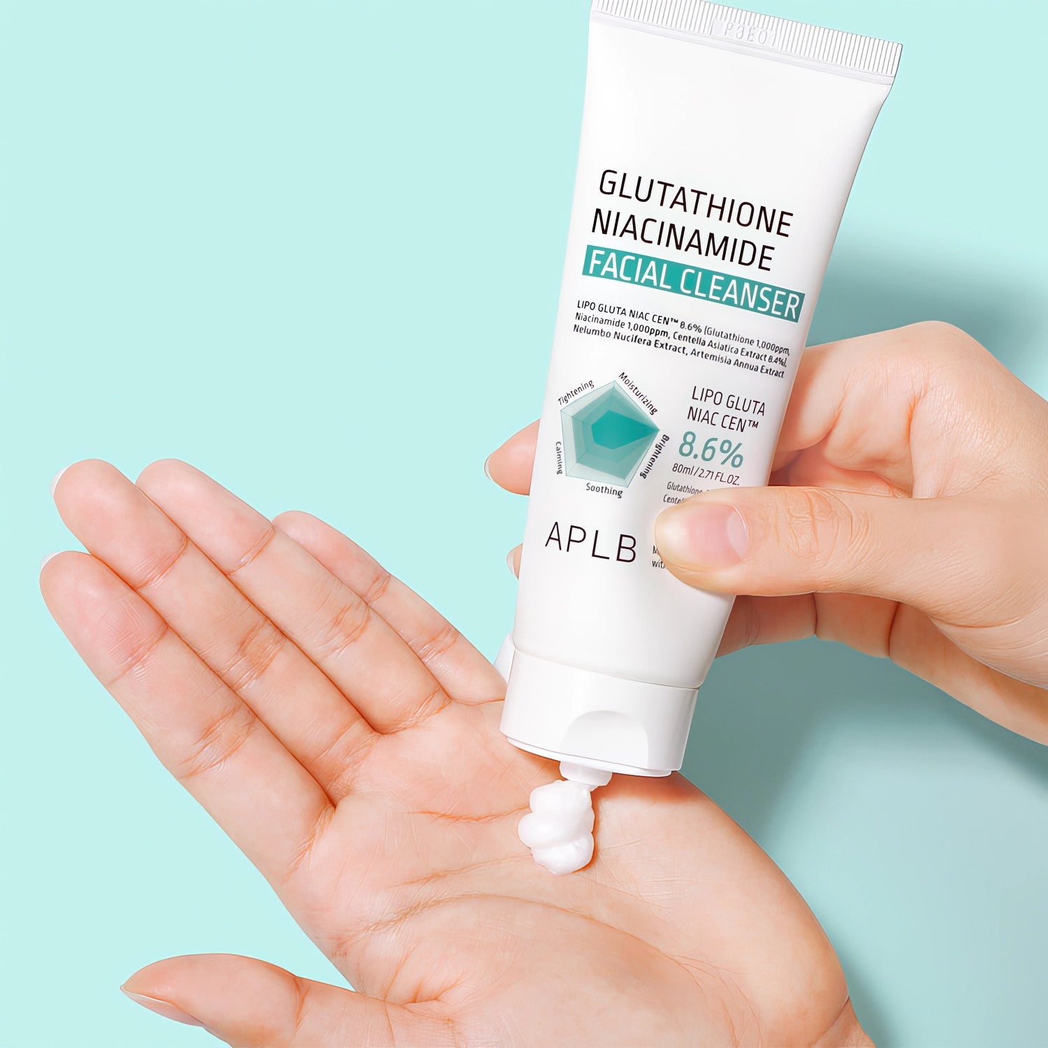 APLB - Glutathione Niacinamide Facial Cleanser - 80ml-Wonder Skin