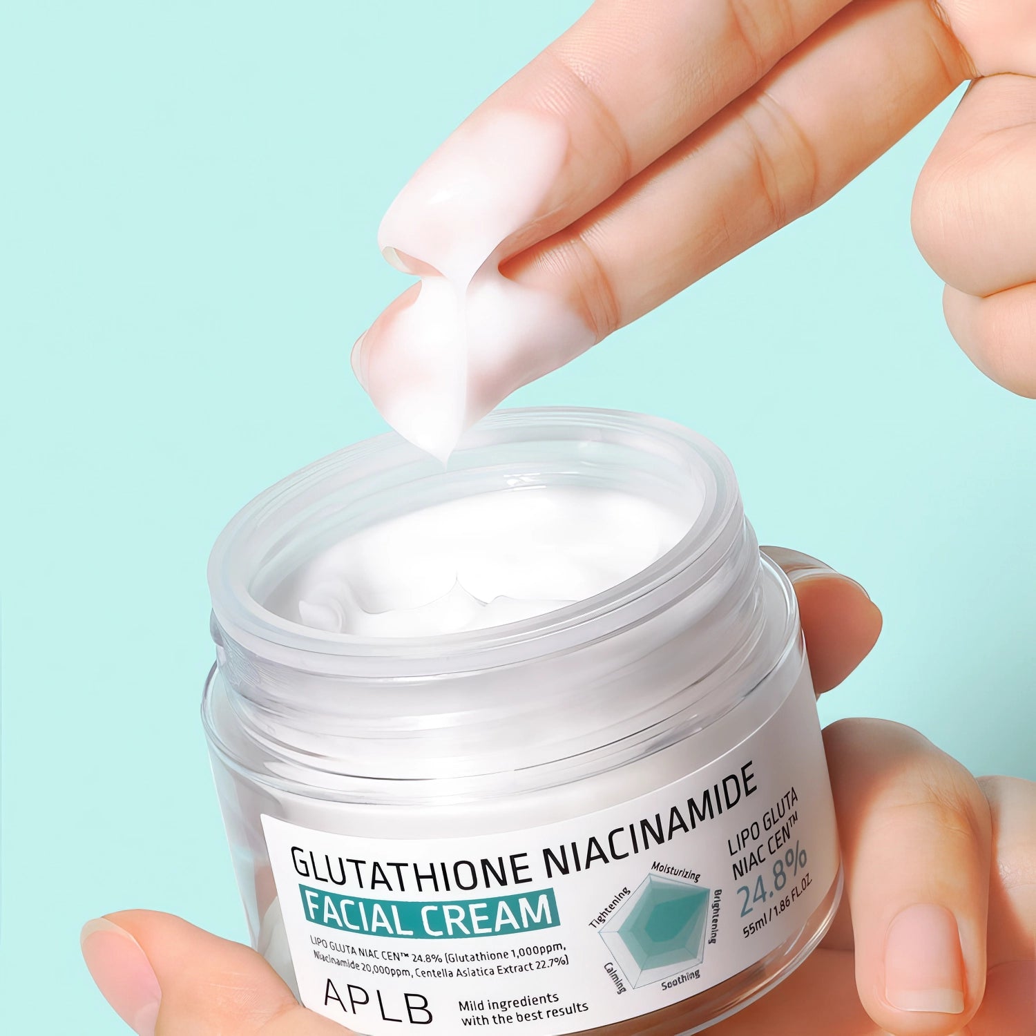 APLB - Glutathione Niacinamide Facial Cream - 55ml-Wonder Skin