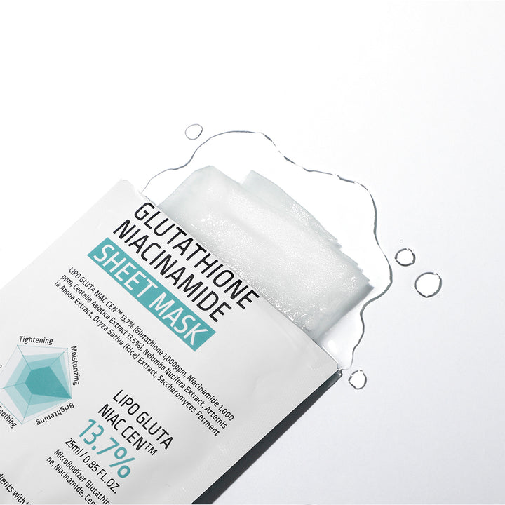 Glutathion-Niacinamid Tuchmasken-Set | Wonder Skin