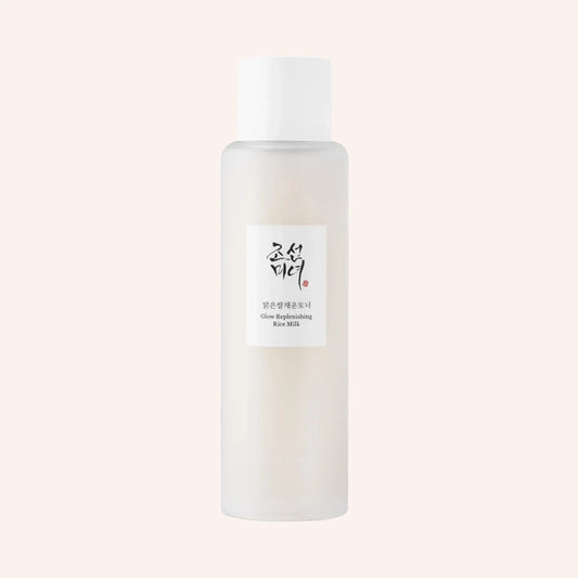 Beauty of Joseon Glow Replenishing Rice Milk 150ml – Flasche mit Etikett frontal in Nahaufnahme
