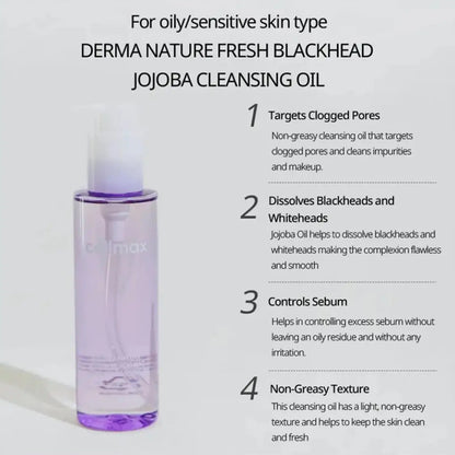 Celimax Derma Nature Fresh Blackhead Jojoba Cleansing Oil 150ml