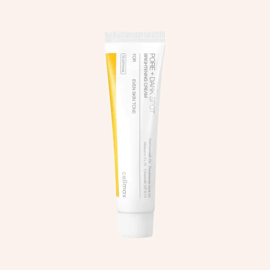 Celimax Pore+Dark Spot Brightening Cream 35ml – weiße Tube mit gelben Akzenten