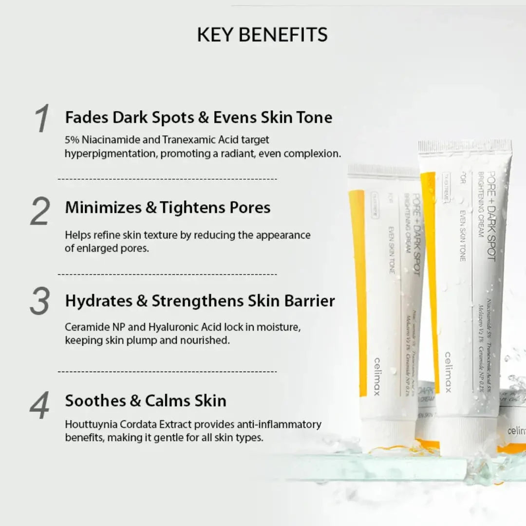 Celimax Pore+Dark Spot Brightening Cream 35ml