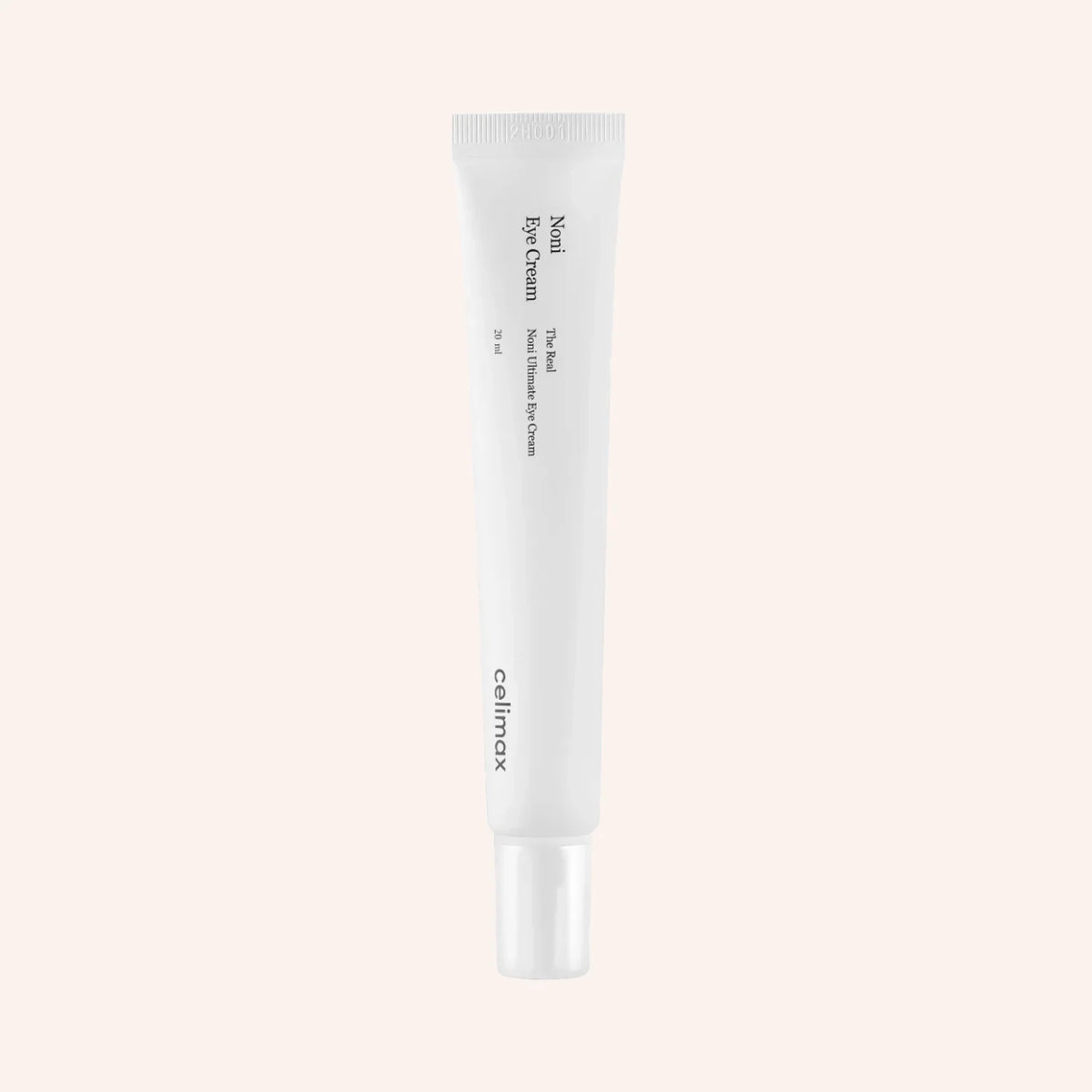 Celimax The Real Noni Ultimate Eye Cream 20ml – einzelne Tube vor schwarzem Hintergrund
