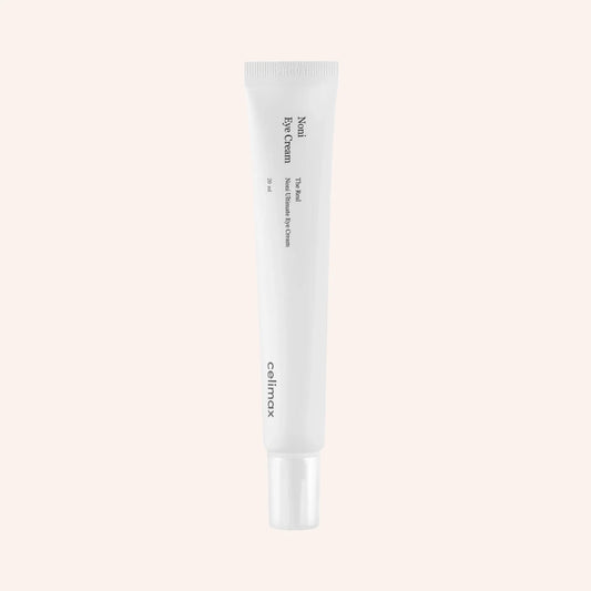 Celimax The Real Noni Ultimate Eye Cream 20ml – einzelne Tube vor schwarzem Hintergrund