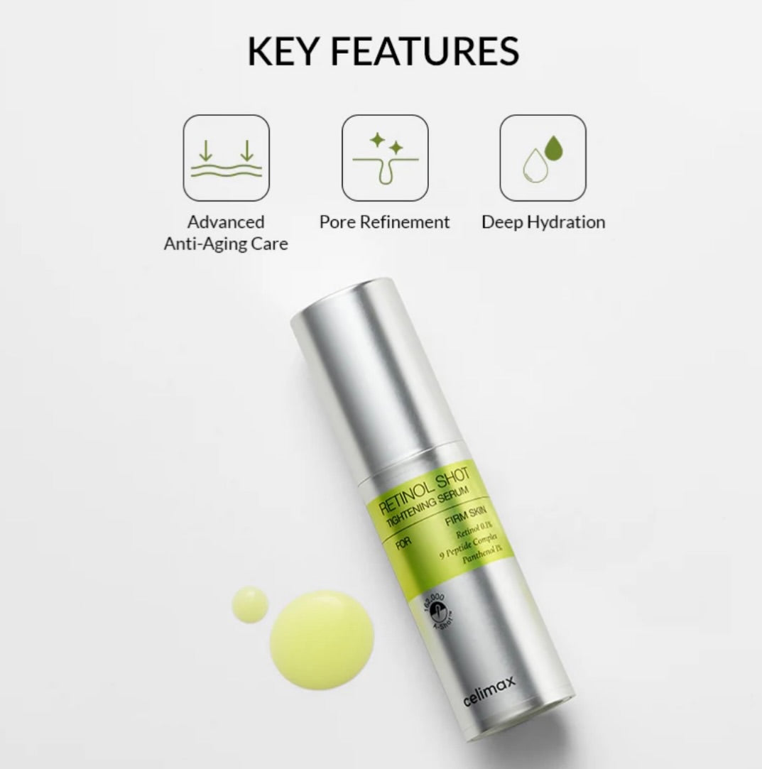 Celimax The Vita A Retinol Shot Tightening Serum 30 ml-Wonder Skin