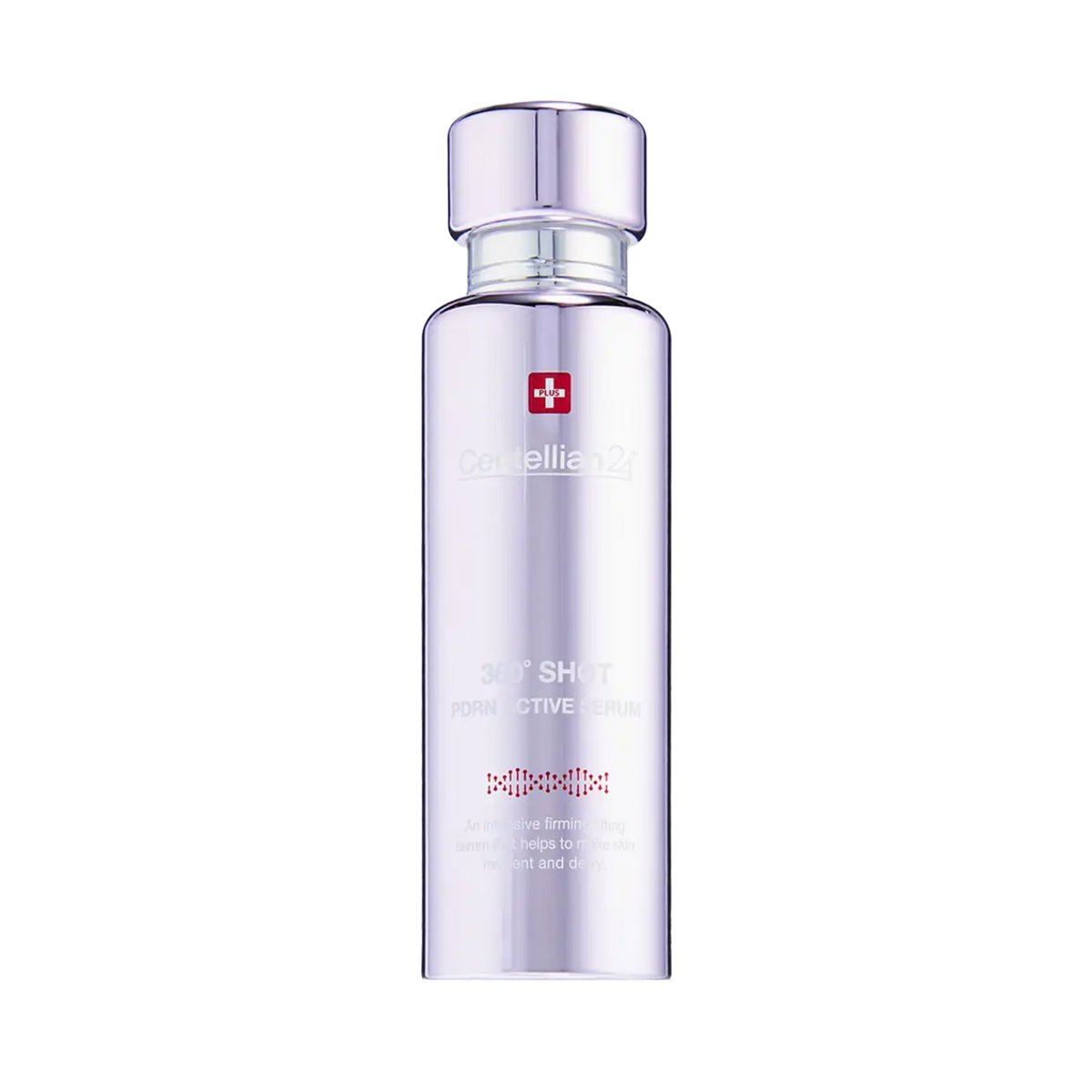 Centellian24 360 Shot PDRN Active Serum 50ml – Tube mit weißem Etikett und silbernem Verlauf oben, aufrecht