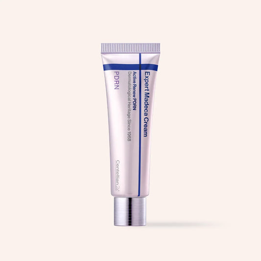 Centellian24 Expert Madeca Cream Active Renew PDRN 50ml – weiße Tube mit blauer Kappe aufrecht