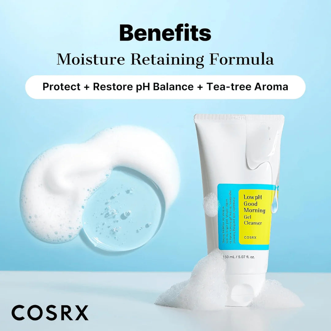 COSRX Low pH Good Morning Gel Cleanser 150ml-Wonder Skin