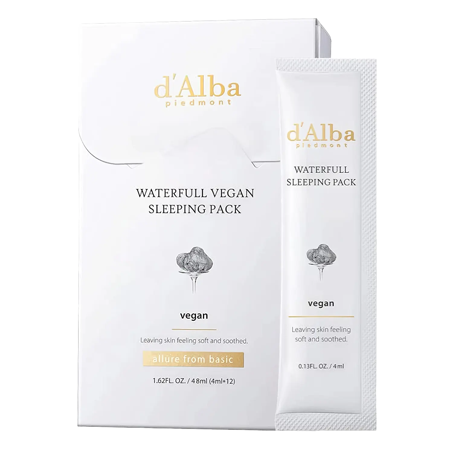 d'Alba - Waterfull Vegan Sleeping Pack - 12x4ml-Wonder Skin