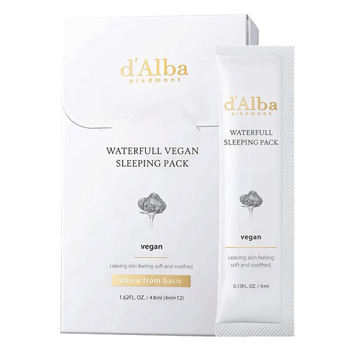 d'Alba - Waterfull Vegan Sleeping Pack - 12x4ml-Wonder Skin