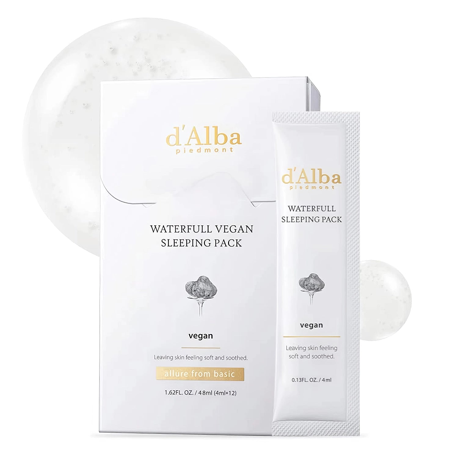 d'Alba - Waterfull Vegan Sleeping Pack - 12x4ml-Wonder Skin