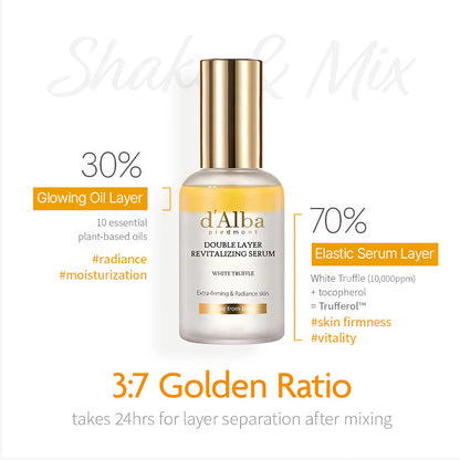 d'Alba - White Truffle Double Layer Revitalizing Serum - 30ml-Wonder Skin