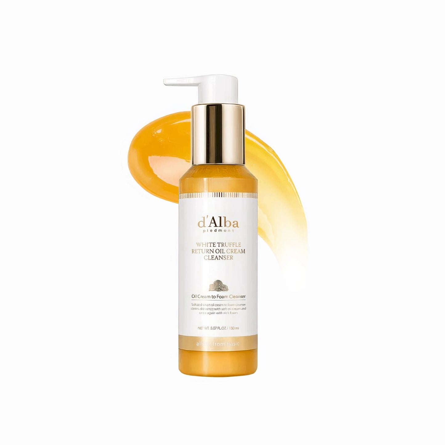 d'Alba - White Truffle Return Oil Cream Cleanser - 150ml-Wonder Skin