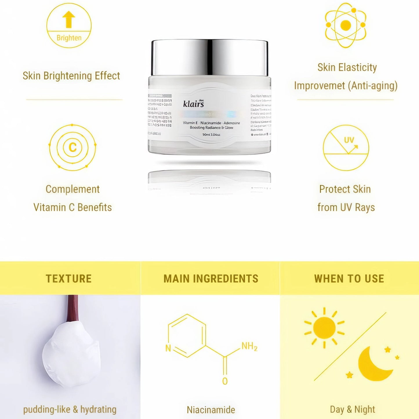 dear, Klairs - Freshly Juiced Vitamin E Mask - 90g-Wonder Skin