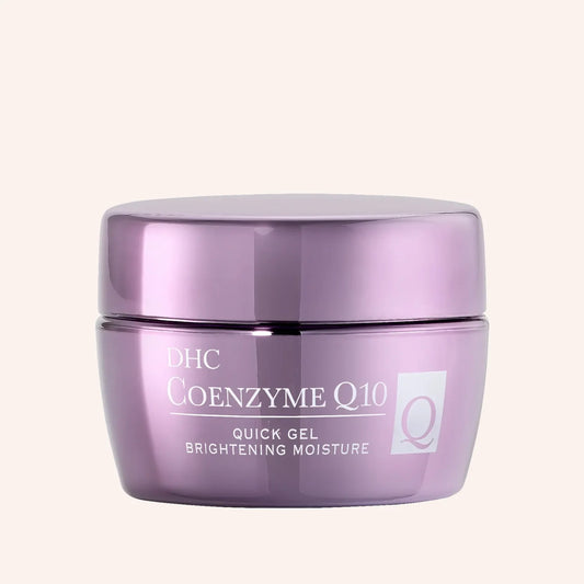 DHC Medicated Coenzyme Q10 Quick Gel Brightening Moisture 50g – Tiegel in Lila und Weiß