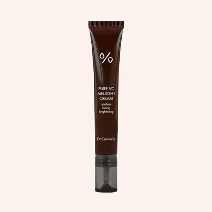 Dr. Ceuracle Pure VC Mellight Cream 20g – braune Tube mit Pumpaufsatz freigestellt