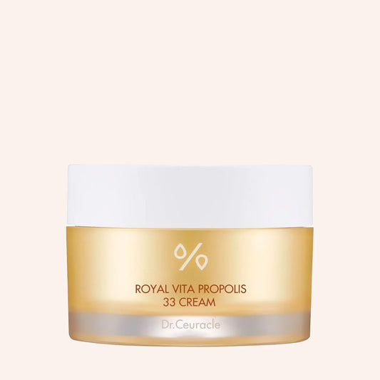 Dr. Ceuracle Royal Vita Propolis 33 Cream 50g – Tiegel mit umlaufendem Etikett freigestellt